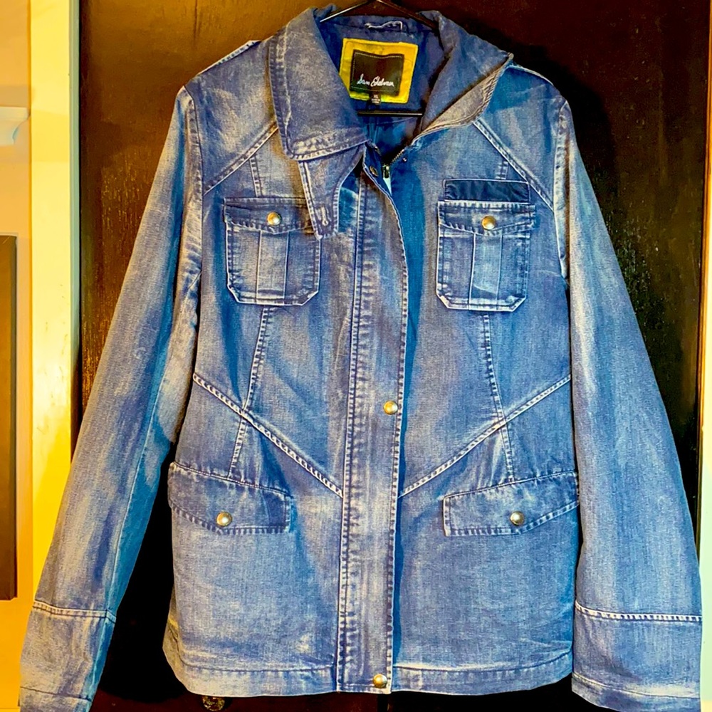 NWT XL Sam Edelman Jacket (faux denim)